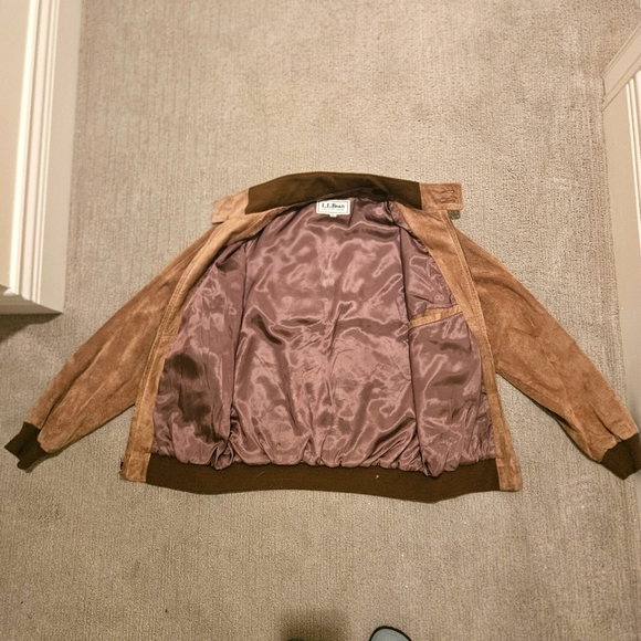 LL BEAN SUEDE JACKET - Picture 3 of 5